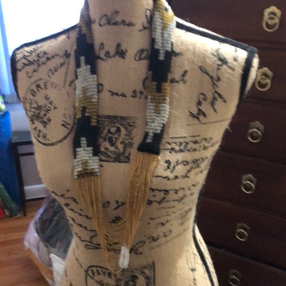 beautiful beaded necklace